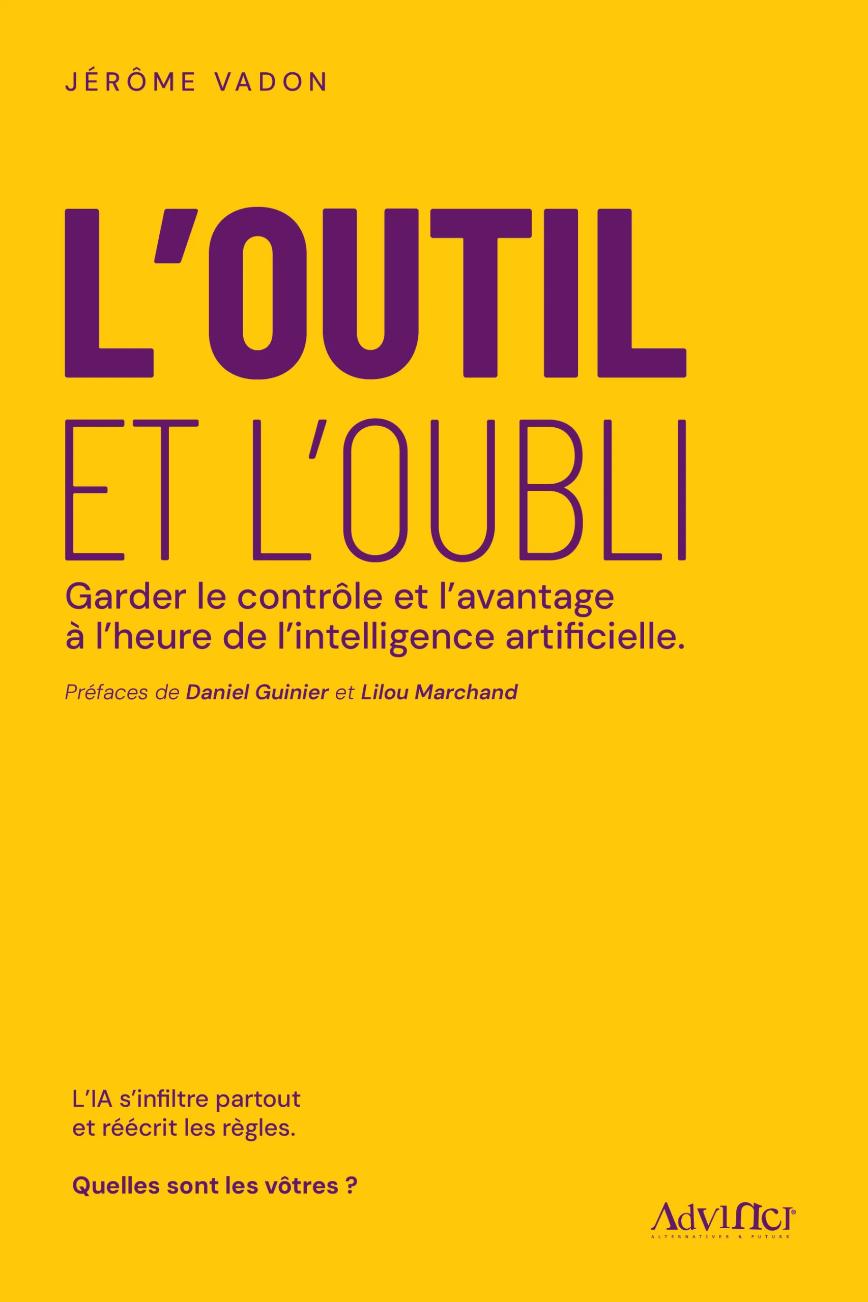 Couverture de L'outil et l'oubli, Jérôme Vadon