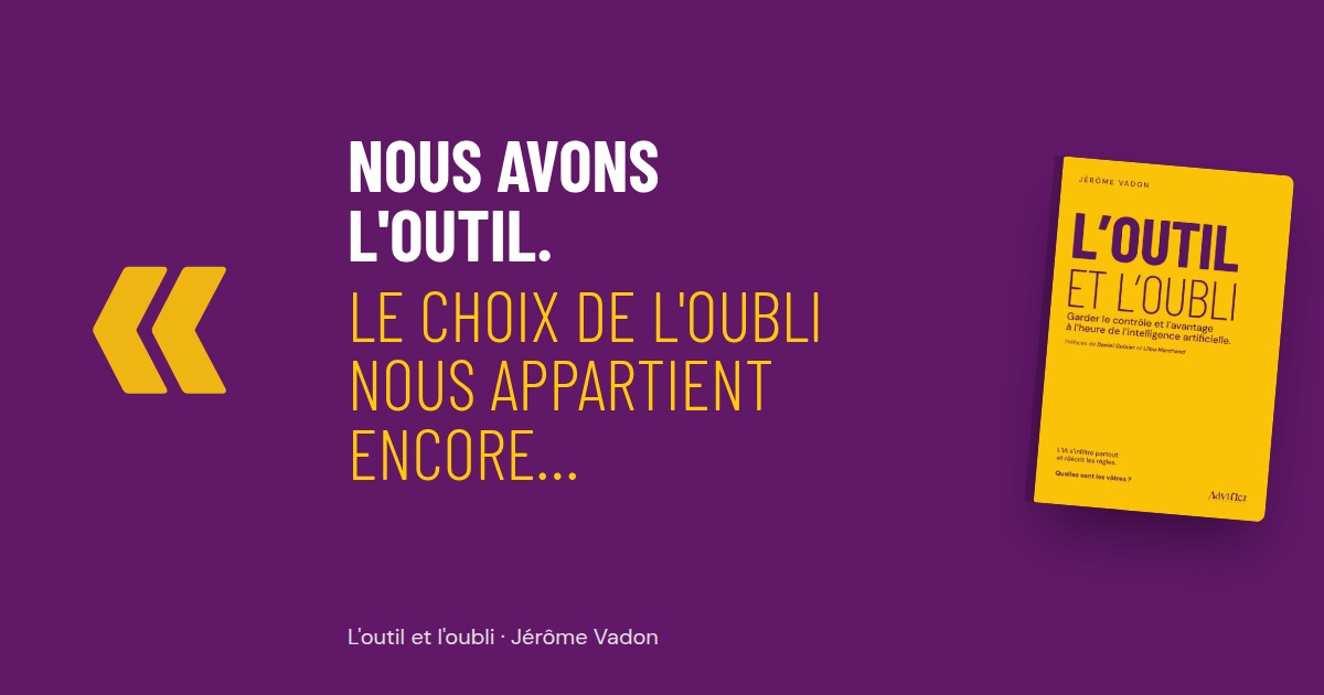 Citation : Nous avons l'outil