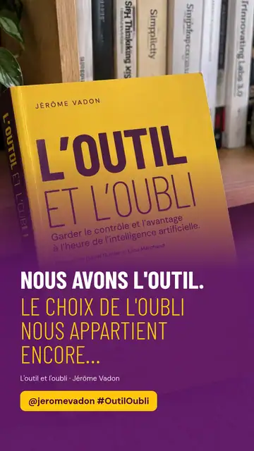 Citation : Nous avons l'outil, en story sur une photo